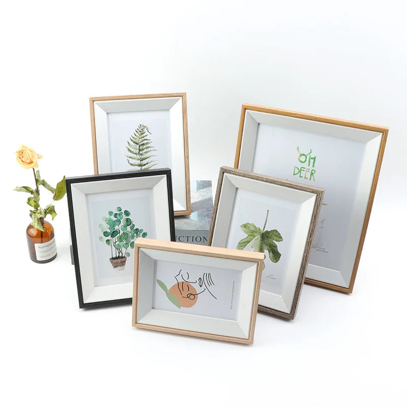 Wholesale Custom Home Decoration Handmade Natural Wooden Picture Photo Frame