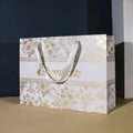 Custom Printed Logo Retail Cosmetic Shopping Bag Private Label Luxury Boutique Jewelry Perfume Gift Wrapping Paperboard