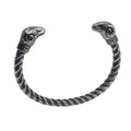 2026 Nordic Viking Armring Raven Bracelet Odin Oath Ring Viking Arm Ring Stainless Steel Bracelet Viking Jewelry for Gift