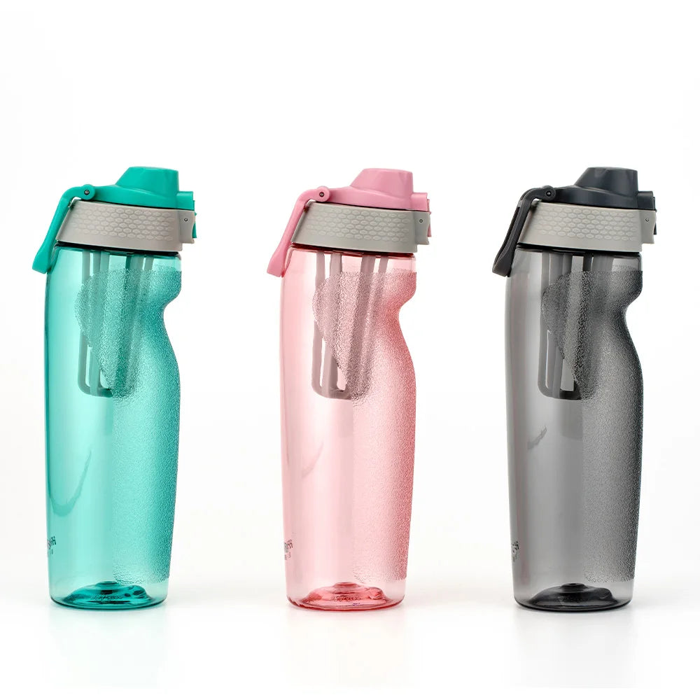 HAERS 2023 New Design Custom Logo 700ml BPA Free Eastman Tritan Vacuum Flask Thermal Drink Sports Water Bottle with Strap