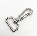 Stainless Steel 304 Simple Universal Hook Metal square Ring Swivel Spring Snap Buckle for Backpacks Bags