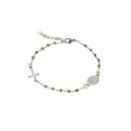 Religious Titanium Steel Gold Virgin Mary Cross Stainless Steel Bead Rosary Bracelet