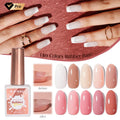Private Label Pink Thick Rubber Base Coat Colors HEMA Free Tpo Free Uv Gel Nail Polish Rubber Base for Nails