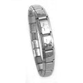 DIY Factory Wholesale Italian Charm Stainless Steel Bracelets for Women Men Supply Featuring Diamonds Pearls With Star Design