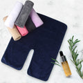 Microfiber Salon Beauty Custom Logo Terry Towel for Spa Set Blue