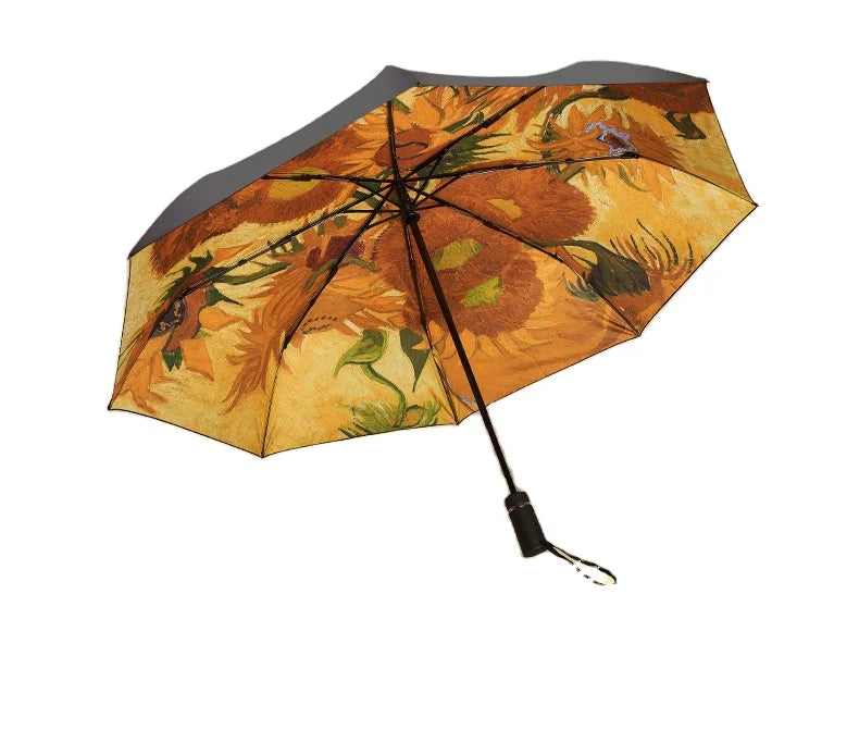 Auto Uv Umbrella for Ladies Manufacturer of Umbrella 3 Folding Custom Umbrellas Custom Print Inside