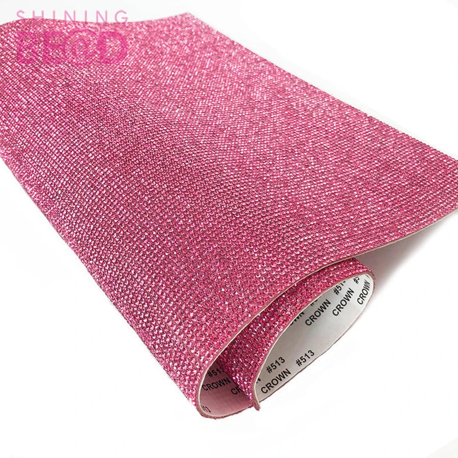 Bling Self-Adhesive Rhinestone Sticker Sheet 24*40cm Trim Applique Crystal Home Shoe&Bag&cup&car Decoration