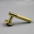 Modern Luxury Knurled Mortise Door Lock Lever Handle Contemporary Window & Door Accessories
