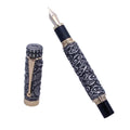 1PCS PEN Jinhao Huabiao Luxury Custom Design Ancient Silver Calligraphy Fountain Pen Student Retro Gift Pen Business