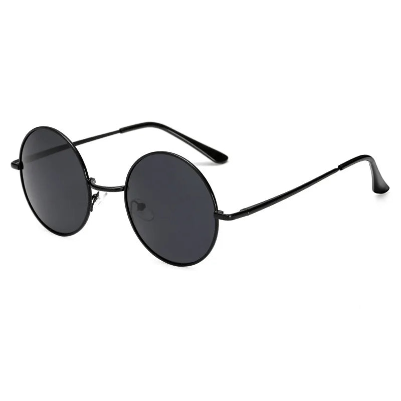 2026 INS Top Selling Fashion Retro Round Frame Unisex Women Men Custom Cheap Metal UV400 Polarized Sunglasses MegaBDM