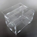 Factory Supplied Portable Lizard Acrylic Terrarium Display Cages Foldable Modern Style Aquariums for Reptile Exhibitions