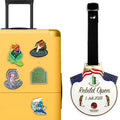 Wholesale Custom Decoration Luggage Metal Tag Sticker Badge
