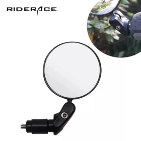 RIDERANCE 360 Rotation Adjustable Mirror Bike Wide Angle Handlebar End Mirror Mountain Bike MTB Cycling Back Rear View Mirrors