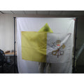 3x5ft  Football Match Custom Logo Cheering Fan Cape Body Flag Vatican National Flag Cloak