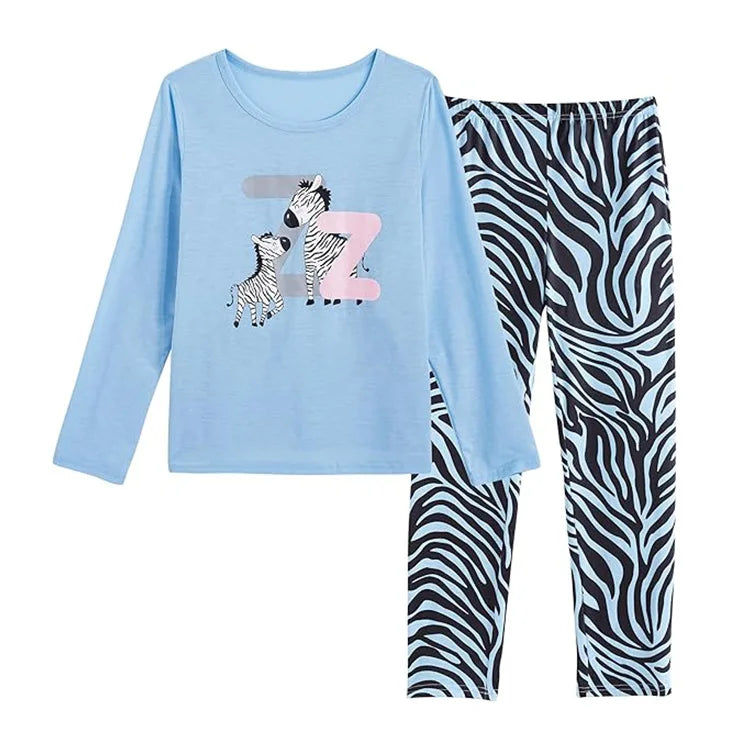 Pattern Vivid Winter Pajamas Women Two Pieces Fast Delivery Nightwear Sets Custom for Women Girl Soft Feel Stylish Design