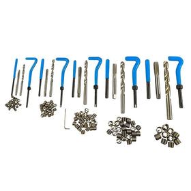 131pcs Customizable 304 Stainless Steel Repair Thread Insert Kit ISO9001 Certified M5-M12 Car Tool Set with 1 Year Warranty OEM