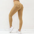 High Waist Running Training Sport Wear Fitness Long Yoga Leggings Pocket Yoga Pants Trousers for Women Girl