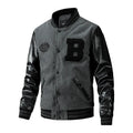OEM Mens Jackets High Quality Custom Chenille Embroidery Patch Corduroy Fabric Warm Bomber Letterman Baseball Jacket for Men