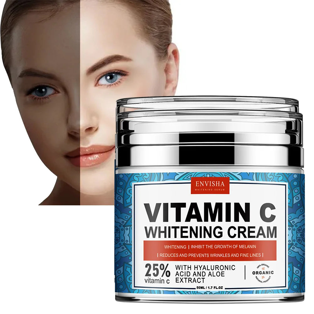 Private Label Face Brightening Skin Whitening Glowing Moisturizer Vitamin C Cream