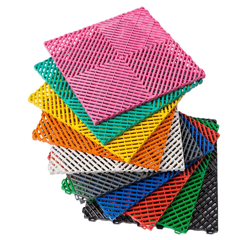OEM and ODM Removable Interlocking Garage Flooring PP PVC Garage Floor Tiles Plastic for Warehouse Showroom Car Detailing Shop