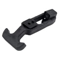 Rubber Hood Catch Flexible T-Handle Hasp Rubber Flexible Draw Latch Lock for Tool Box Vehicle Engine