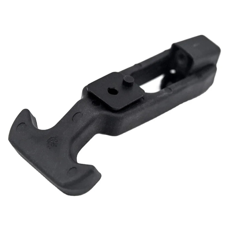 Rubber Hood Catch Flexible T-Handle Hasp Rubber Flexible Draw Latch Lock for Tool Box Vehicle Engine