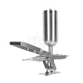 Gzkitchen 4.5L Manual Jam Filling Machine Stainless Steel Churros Chocolate Cream Filler Liquid Jam Amount Adjustable