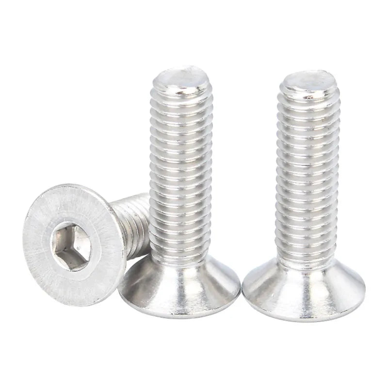DIN7991 Stainless Steel 304 M3 35mm Flat Countersunk Head Hex Recessed Machine Screw