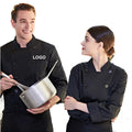 New Chef Uniform Chef Clothes Bakery Restaurant Kitchen Work Wear Long Sleeve Waitress Jackets Catering Unisex Chef Uniforms