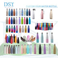 Gym Sport Style 500ml Rubber Painting Finished Drinking Bottle Stainless Steel Custom Shaped Water Bottles