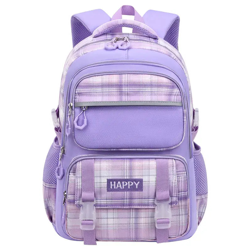 2023 Girls Heart Geometric Pattern School Backpack High Quality Large Capacity Exquisite Supply Bag