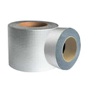 Super Aluminum Butyl 4in Wide 16.4ft Long Waterproof Repair Tape Single Sided Rubber Adhesive for Pipe and Metal