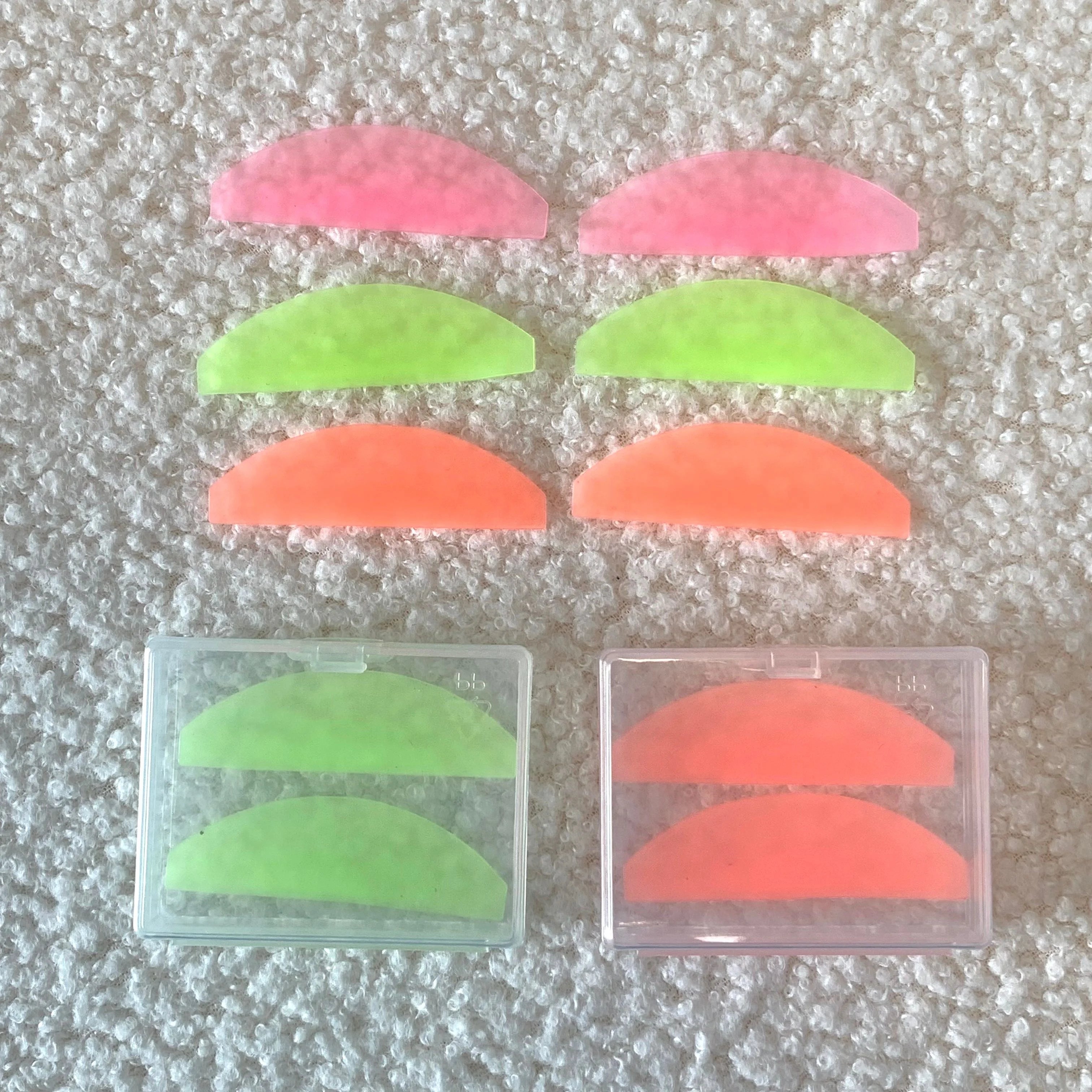 Korea Hot Selling Ultra Thin Silicone Rods for Lash Lift Perming Reusable Flat Eyelash Lamination Pads