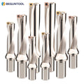 BEGUN U Drill Indexable High Speed 2D/3D/4D/5D Carbide Milling Drill Bit with WCMT WCMX SPMG Inserts