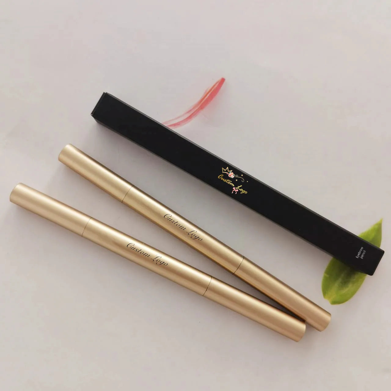 Double Ended Eye Brow Pencil With Brush Wholesale Make Your Own logo Eyebrow Pencil Waterproof Makeup Pencils Vendor