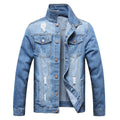 10%OFF S-3XL Lente Herfst Mannen Denim Jas Mannelijke Loose Trend Cowboy Koreaanse Versie Slanke Klassieke Chaqueta Kleding