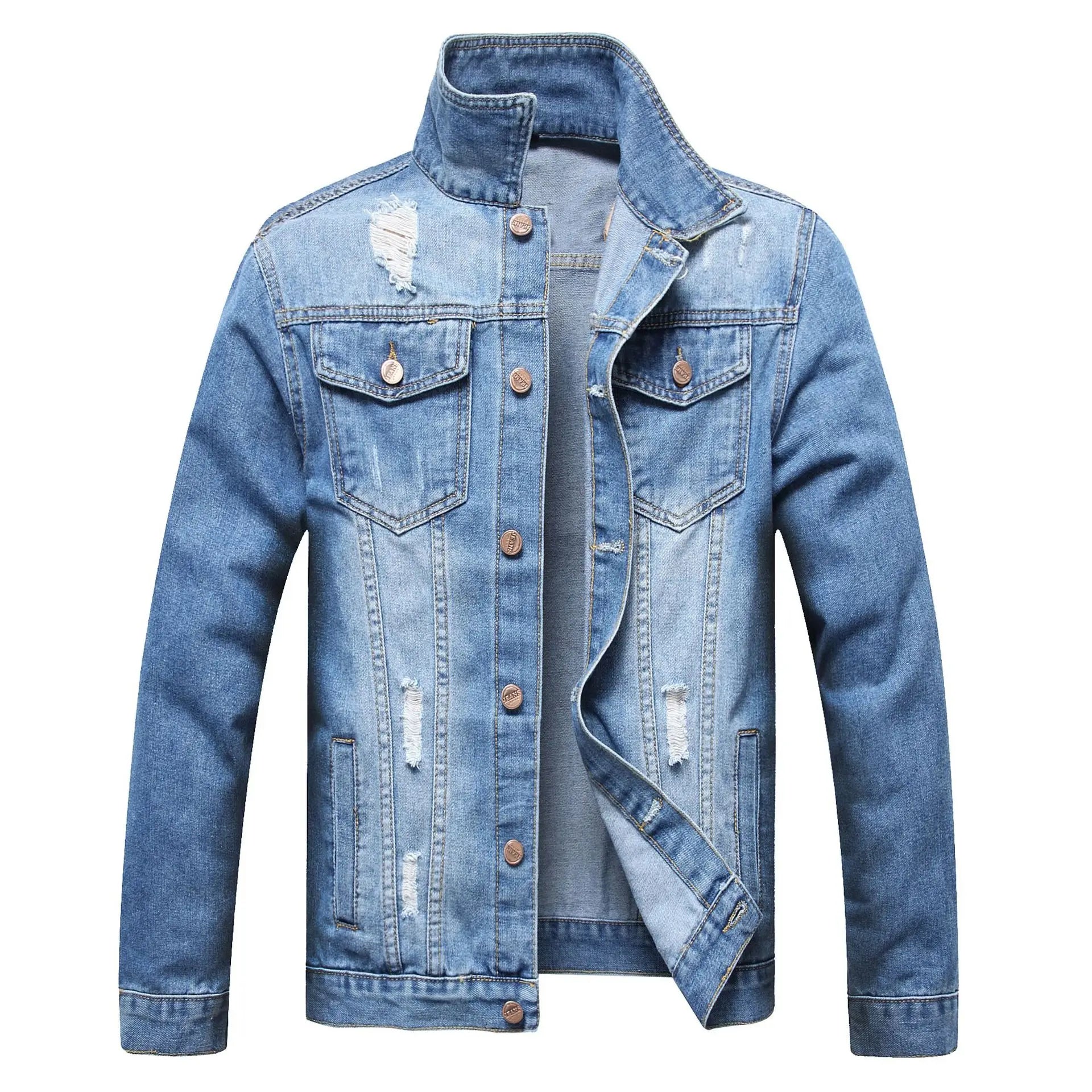 10%OFF S-3XL Lente Herfst Mannen Denim Jas Mannelijke Loose Trend Cowboy Koreaanse Versie Slanke Klassieke Chaqueta Kleding
