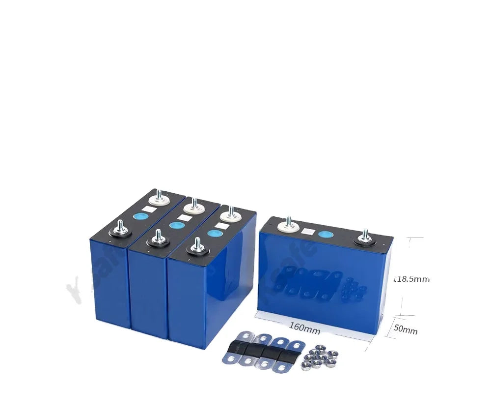 3.2V 100Ah LiFePO4 Battery Cells 5-Year Warranty 5000-Cycle Life -20~55 Operating Temp for Golf Carts Boats EVs Home