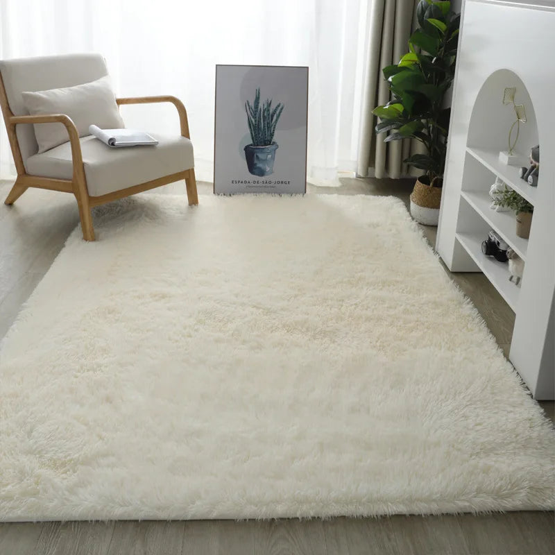 Super Soft Plush Area Rugs Fluffy Carpets for Bedroom Kids Living Room Nursery Rug Home Decor Mats Washable Non-Slip