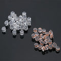 Three Layer Silicon Earrings Back 925 Sterling Silver Round Ear Plug for Jewelry Findings