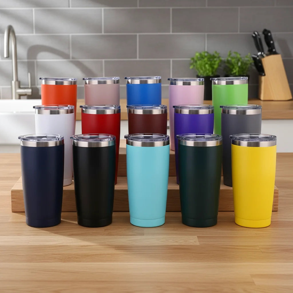 Wholesale Beer Stainless Steel Insulated Cup 20oz Travel Coffee Tumbler Daily Commute Spill Proof Coffee Mug Regular for Camping