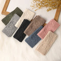 Custom Fingerless Cable White Black Knitted Cashmere Gloves & Mittens Winter Luxury Fashion Thermal Women Ladys Wool Gloves