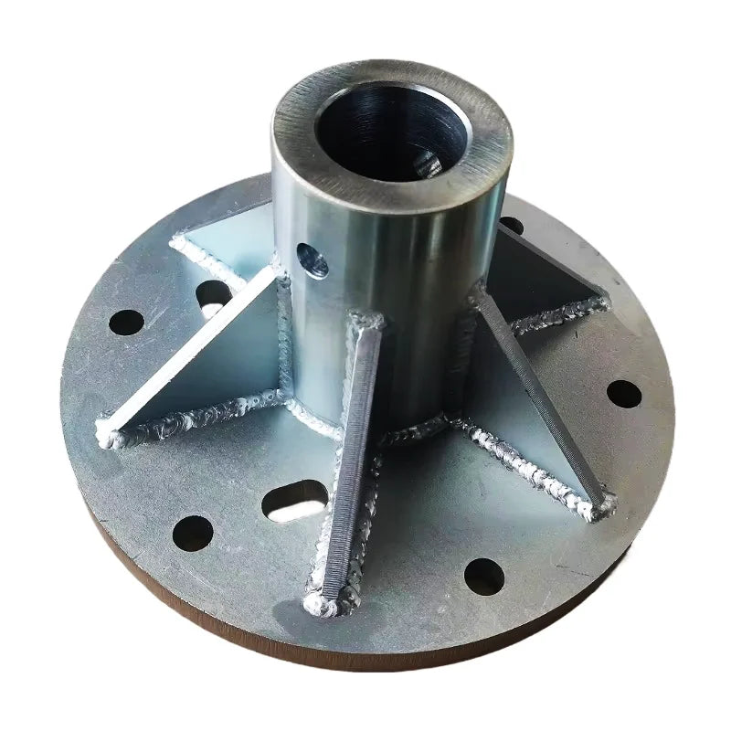 Custom Carbon Steel Stainless Steel Sheet Metal Fabrication Machine Components Laser Cutting Bending Welding +/-0.1mm Tolerance