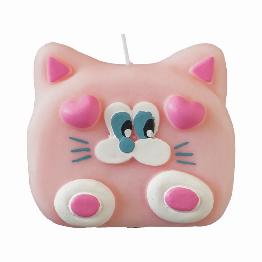 Handmade Cat Aromatherapy Candles Customized Creative Fragrance Ornaments Luxury Eco-friendly Soy Wax Holiday Souvenirs/Gifts