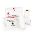 Phomemo 50mm X 3.5m White Self-Adhesive Thermal Paper Single-Sided Rubber Masking 20-Year Storage Time Compatible M02/M02