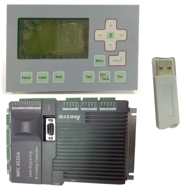 Trocen CO2 Laser Control System AWC7824 Replace MPC6525A Leetro Controller for Laser Engraving and Cutting Machine MegaBDM