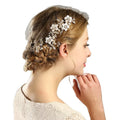 Wedding Headband Hair Jewelry Pearl Crystal Bridal Hair Accessories Headpiece Women Decorative Hair Vine Tocados De Novia