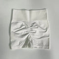 Wholesale Tummy Control Workout High Waist Ruched Booty Pants Butt Lifting Yoga Shorts for Women
