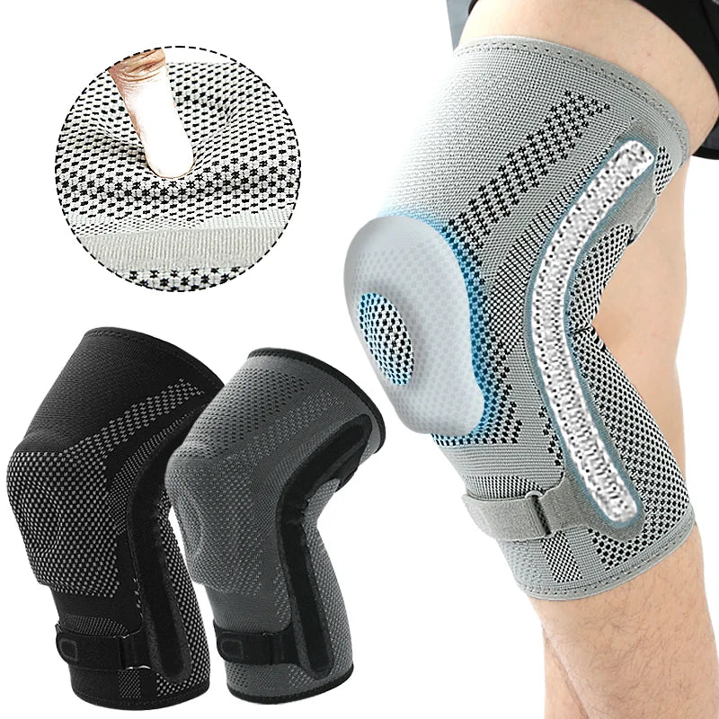 New Arriving Knee Support Brace Sports Running Basketball Cycling Knee Pads Meniscus Anti Slip Knee Pad
