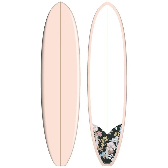 Pink Model Fiberglass Long Board Paddle Board Stand up Water Surfing Surfboard